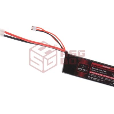 asgbox.pl - Lipo 7.4V 2200mAh 65C Graphene Large Type Nimrod
