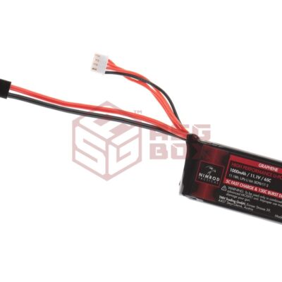 asgbox.pl - Lipo 11.1V 1000mAh 65C Graphene PEQ Type Nimrod