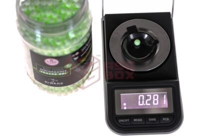 Nimrod 0.28g Bio Tracer BB High Performance 2000rds Green - obrazek 2