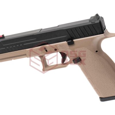 Alternative view of KJ Works KP-13 TBC Metal Version GBB Tan