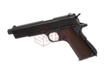 KJ Works M1911 TBC Full Metal GBB Black - obrazek 2