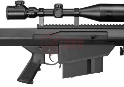Snow Wolf Barrett M82A1 Bolt Action Sniper Rifle Set Black - obrazek 3