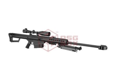 Snow Wolf Barrett M82A1 Bolt Action Sniper Rifle Set Black - obrazek 5