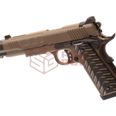 Alternative view of KJ Works KP-16 Full Metal Co2 Tan