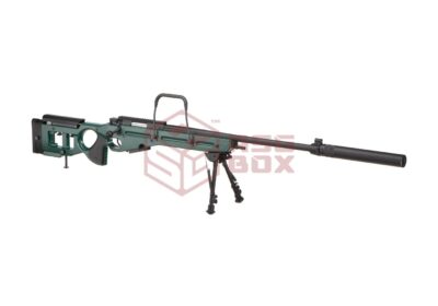 Snow Wolf SV98 Spring Bolt-Action Sniper Rifle Set Green - obrazek 6
