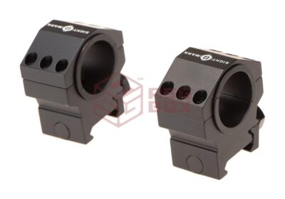 Sightmark 30mm / 25.4mm Tactical Mounting Rings - Medium Height Black - obrazek 2