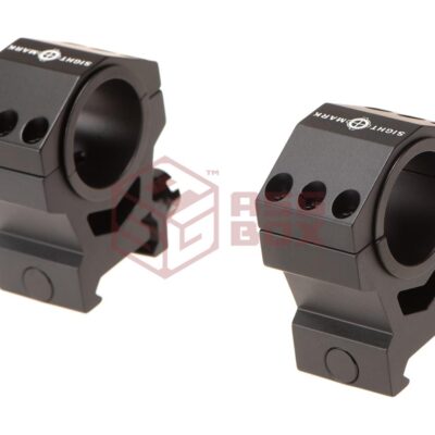 Alternative view of Sightmark 30mm / 25.4mm Tactical Mounting Rings - High Height Black