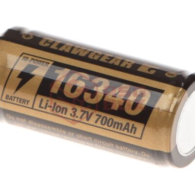 asgbox.pl - 16340 Battery 3.7V 700mAh Clawgear