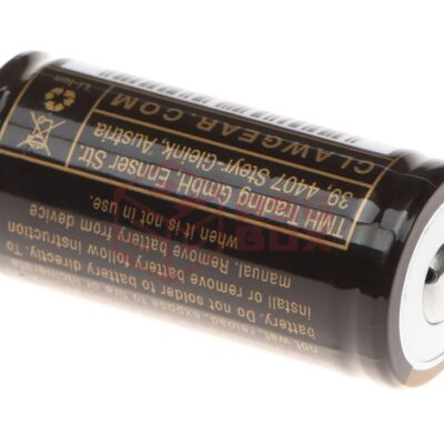 Alternative view of Clawgear 16340 Battery 3.7V 700mAh Black