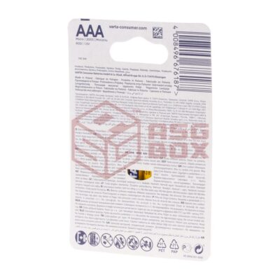 Alternative view of Varta AAA Superlife 4pcs