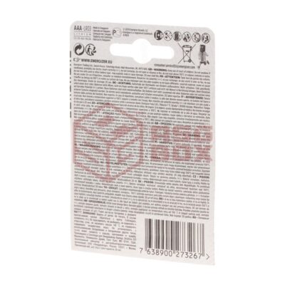 Alternative view of Energizer AAA Ultimate Lithium 4pcs