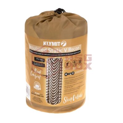 Klymit Insulated Static V Sleeping Pad Recon Tan