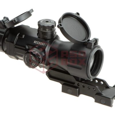 Leapers 4X32 T4 Prismatic Scope Circle Dot Black