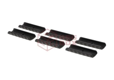 Leapers Low Profile Picatinny Panel Covers 6pcs Black - obrazek 2