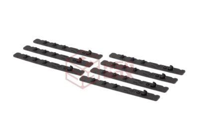 Leapers Low Profile Keymod Rail Panel Covers 7pcs Black - obrazek 2