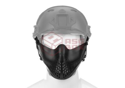 Invader Gear Mk.II Lightweight Half Face Mask Black - obrazek 4