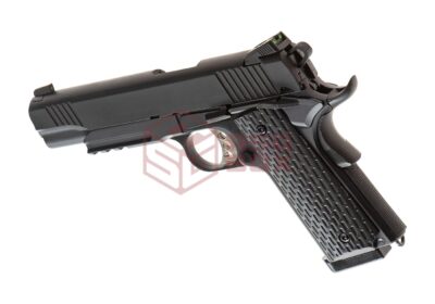 Army Armament M1911 Tactical Full Metal GBB Black - obrazek 2