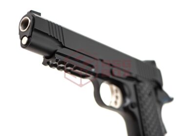 Army Armament M1911 Tactical Full Metal GBB Black - obrazek 4