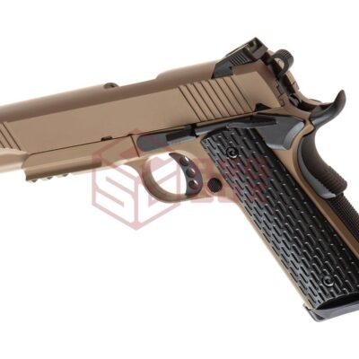 Alternative view of Army Armament M1911 Tactical Full Metal GBB Desert