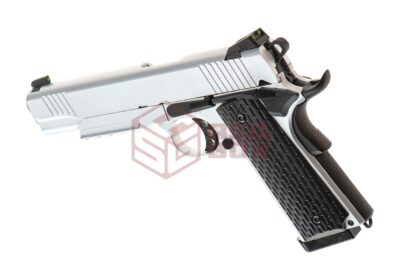 Army Armament M1911 Tactical Full Metal GBB Silver - obrazek 2