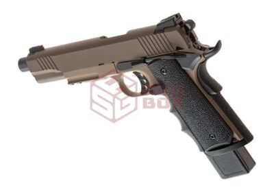 Army Armament M1911 Extended Full Metal GBB Desert - obrazek 2