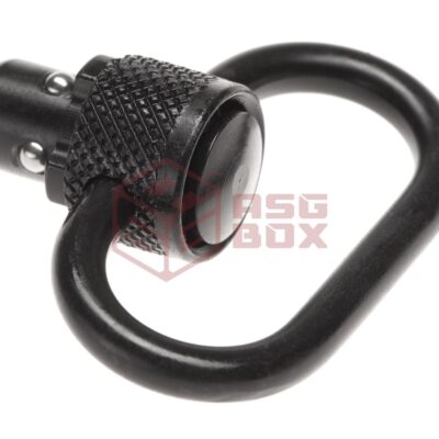Alternative view of Leapers Heavy Duty Steel Push Button QD Sling Swivel 1.4 Inch