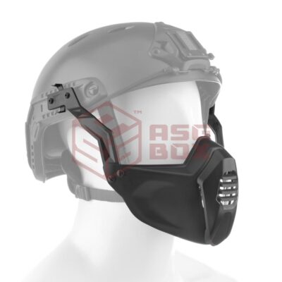 Alternative view of FMA Half Mask for FAST Helmet Black