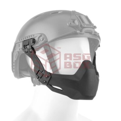 Alternative view of FMA Half Mask II for FAST Helmet Black
