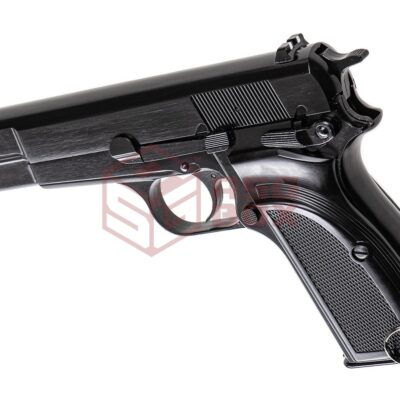 Alternative view of WE Hi-Power Mk3 Full Metal GBB Black