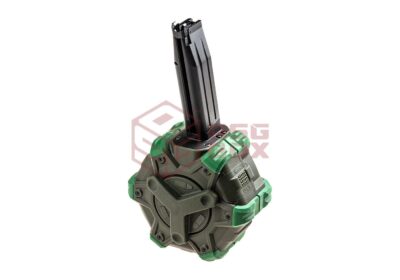 WE Drum Mag Hi-Capa 5.1 GBB 350rds Green - obrazek 3