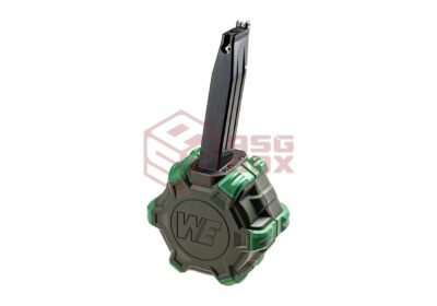 WE Drum Mag Hi-Capa 5.1 GBB 350rds Green - obrazek 4
