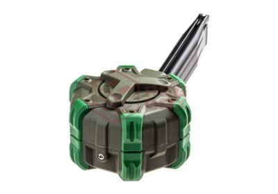 WE Drum Mag Hi-Capa 5.1 GBB 350rds Green - obrazek 5