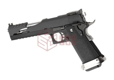 WE Hi-Capa 6 T-Rex Customs Titanium Barrel Full Metal GBB Black - obrazek 2