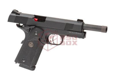 KJ Works M1911 MEU TBC Full Metal Co2 Black - obrazek 3