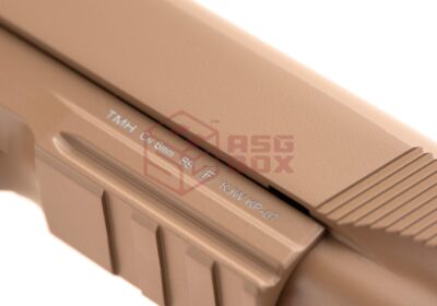 KJ Works M1911 MEU TBC Full Metal Co2 Tan - obrazek 6