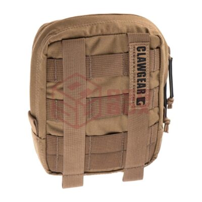 Alternative view of Clawgear Medium Vertical Utility Pouch Zipped Core Coyote