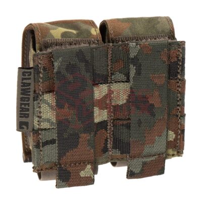 Alternative view of Clawgear 40mm Double Pouch Core Flecktarn