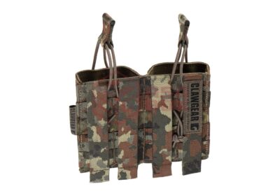 Clawgear 5.56mm Open Double Mag Pouch Core Flecktarn - obrazek 2