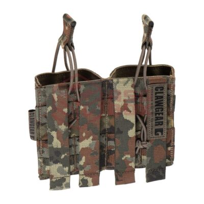 Alternative view of Clawgear 5.56mm Open Double Mag Pouch Core Flecktarn