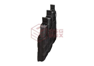 Clawgear 5.56mm Open Triple Mag Pouch Core Black - obrazek 5