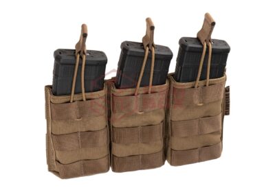 Clawgear 5.56mm Open Triple Mag Pouch Core Coyote - obrazek 3
