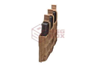 Clawgear 5.56mm Open Triple Mag Pouch Core Coyote - obrazek 5