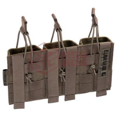 Alternative view of Clawgear 5.56mm Open Triple Mag Pouch Core RAL7013