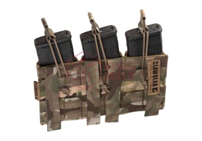 Clawgear 5.56mm Open Triple Mag Pouch Core Multicam - obrazek 4