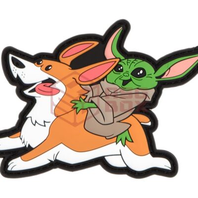 asgbox.pl - Baby Y Riding Corgi Patch Airsoftology
