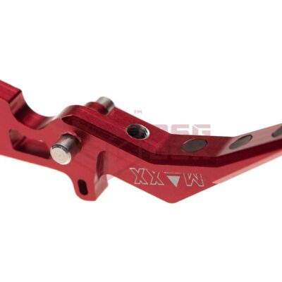 Alternative view of Maxx Model CNC Aluminum Advanced Trigger Style B Red