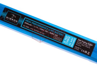 Nimrod Lipo 11.1V 2000mAh 25C Split Type Blue - obrazek 3