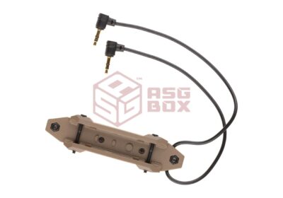 WADSN Tactical Augmented Dual Function Tape Switch with Lock 3.5mm Dark Earth - obrazek 2