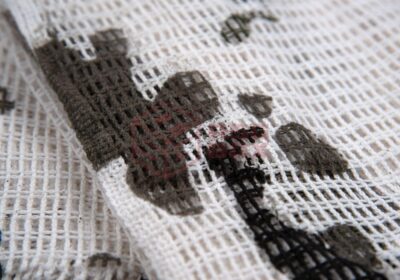 Invader Gear Sniper Net Scarf 190x90cm Snow Camo - obrazek 2