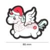 JTG Christmas Unicorn Rubber Patch Multicolor OD-TM-11232450000 35425 asgbox.pl